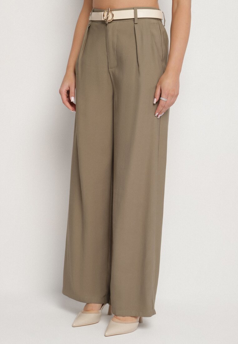melya by melody Costum Verde din Viscoză Pantaloni și Vestă Sorveia