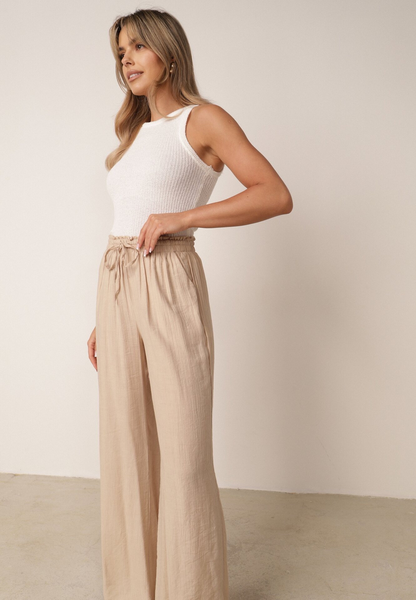 melya by melody Pantaloni Bej