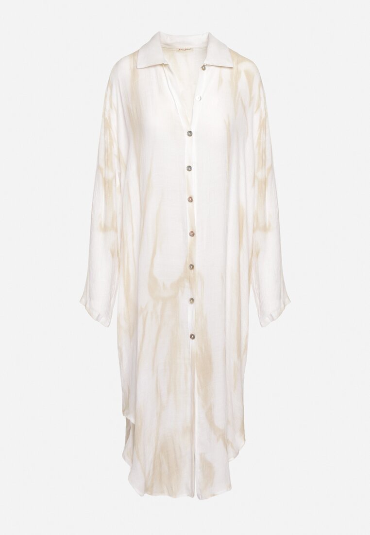 melya by melody Rochie Bej deschis Oversize Stil cămașă Rarosa