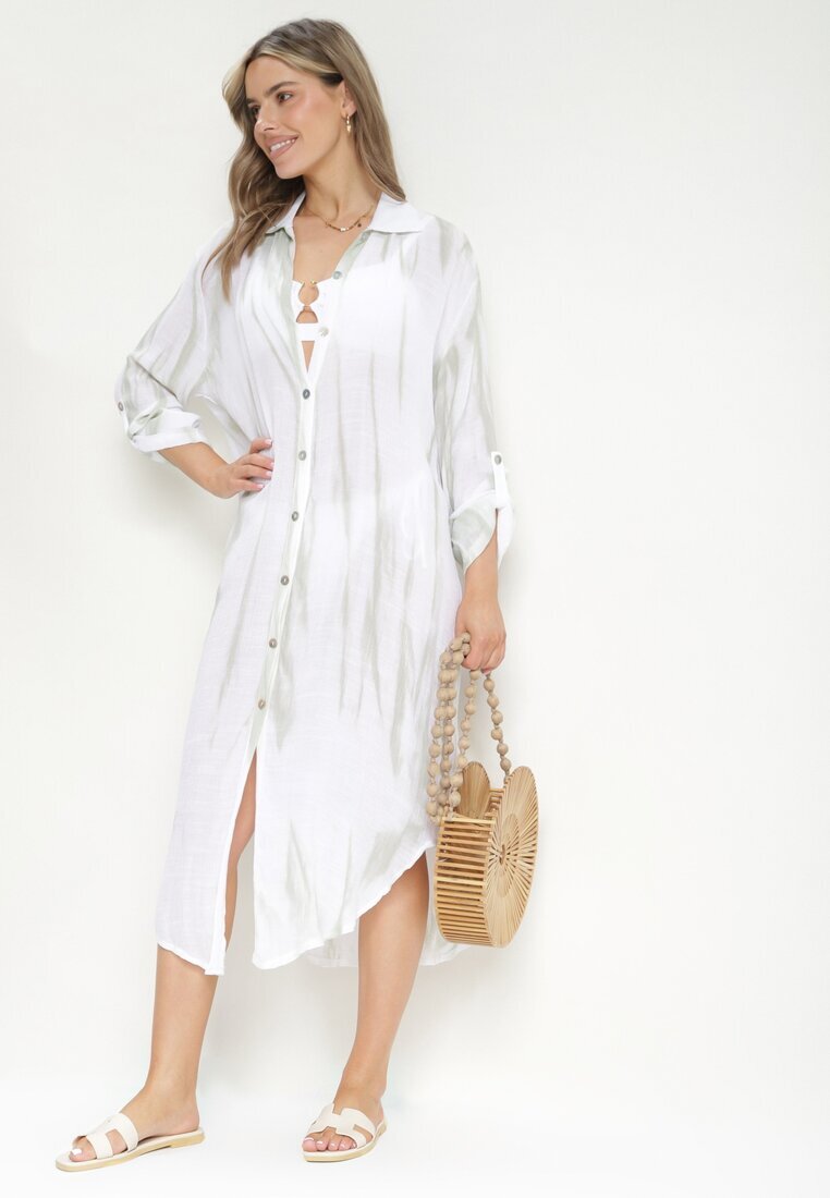 melya by melody Rochie Verde deschis Oversize stil cămașă Rarosa