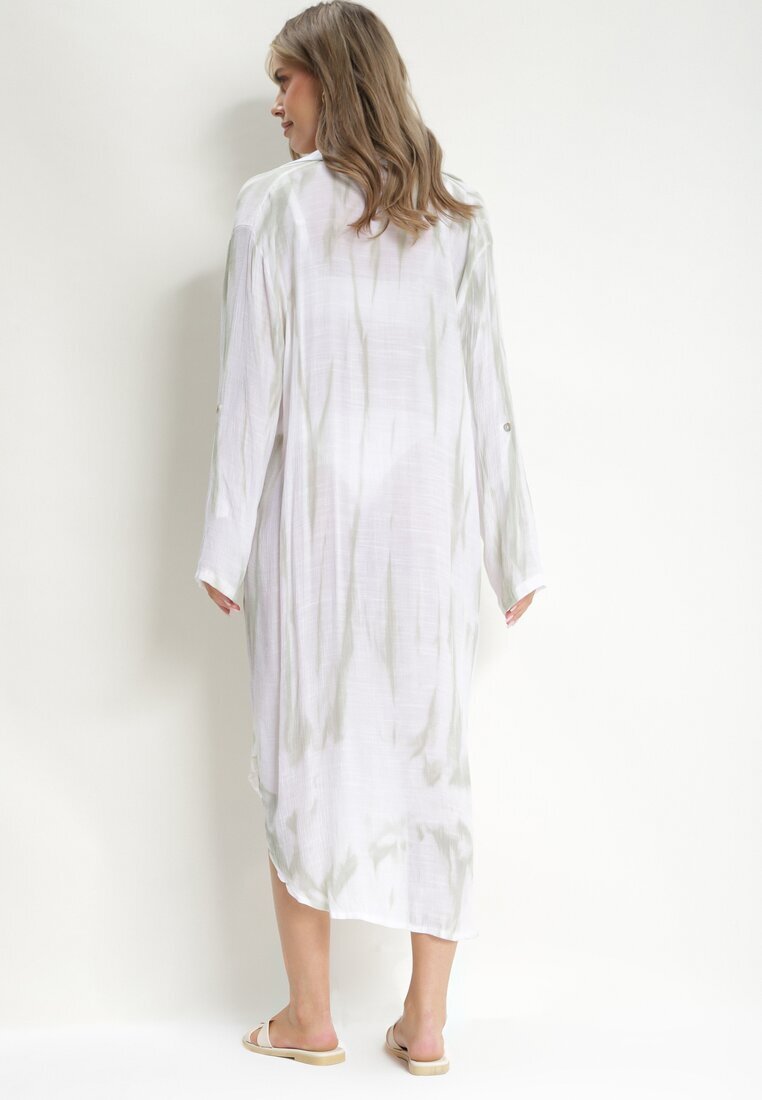 melya by melody Rochie Verde deschis Oversize stil cămașă Rarosa