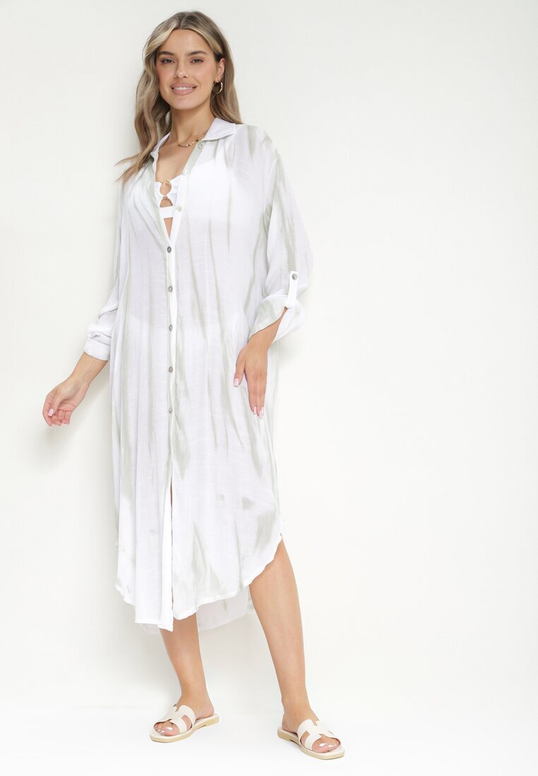 melya by melody Rochie Verde deschis Oversize stil cămașă Rarosa
