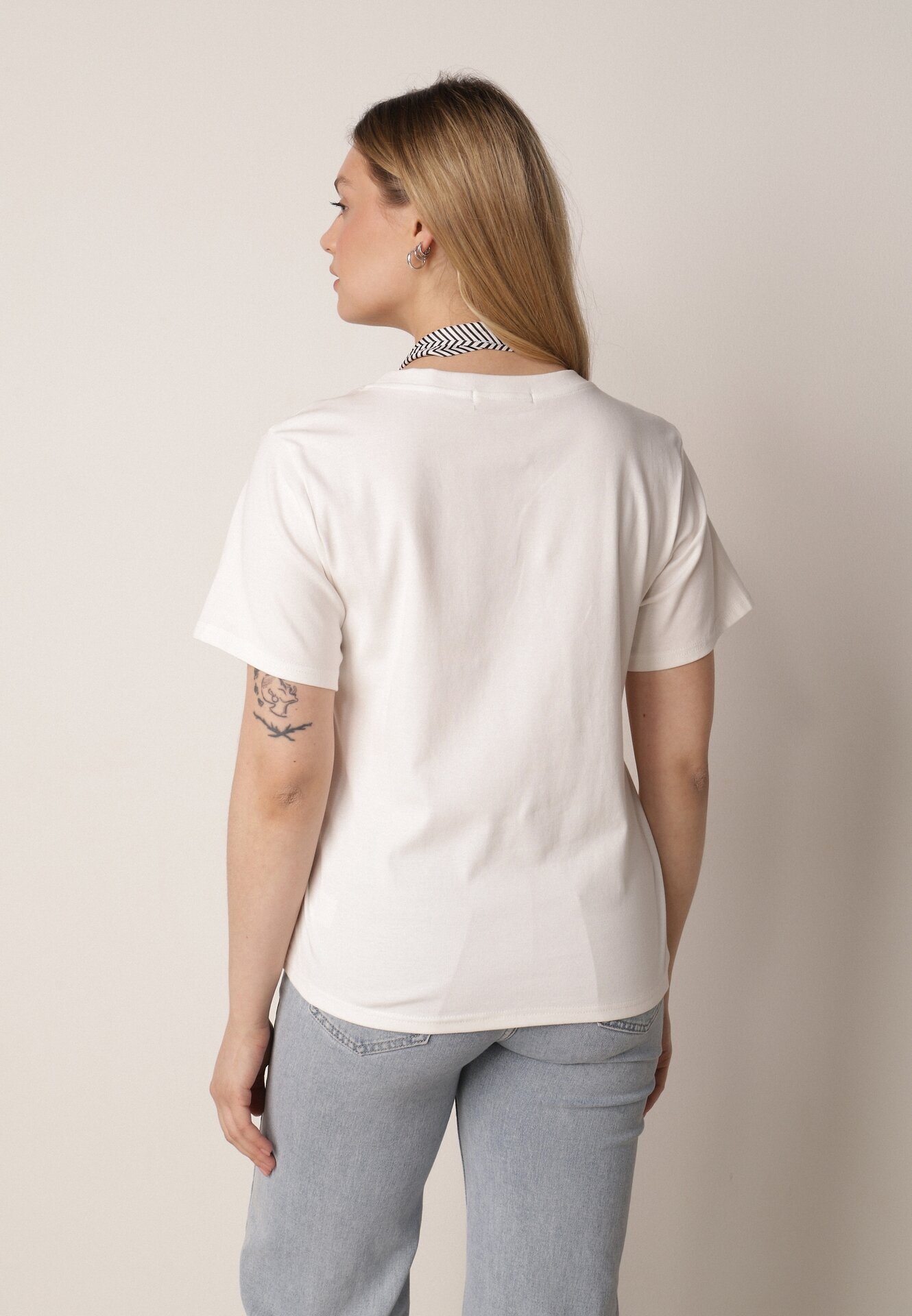 melya by melody T-shirt Alb