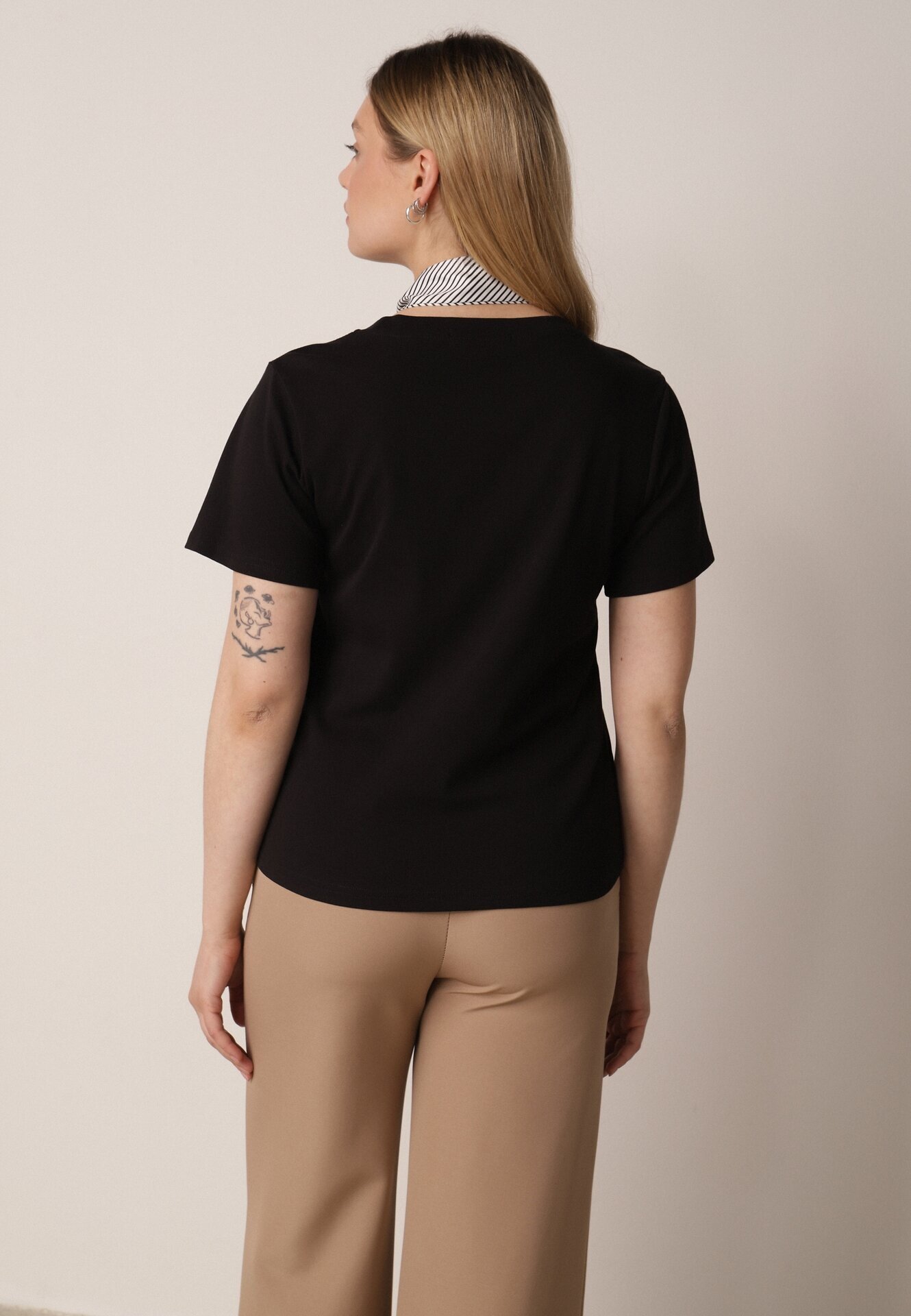 melya by melody T-shirt Negru