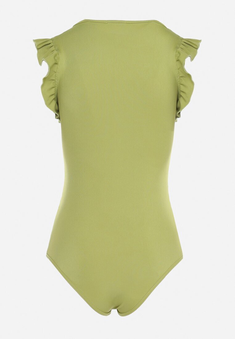 metrofive Body Verde Elastic cu Volănaș Decorativ și Lanț Eleriatta