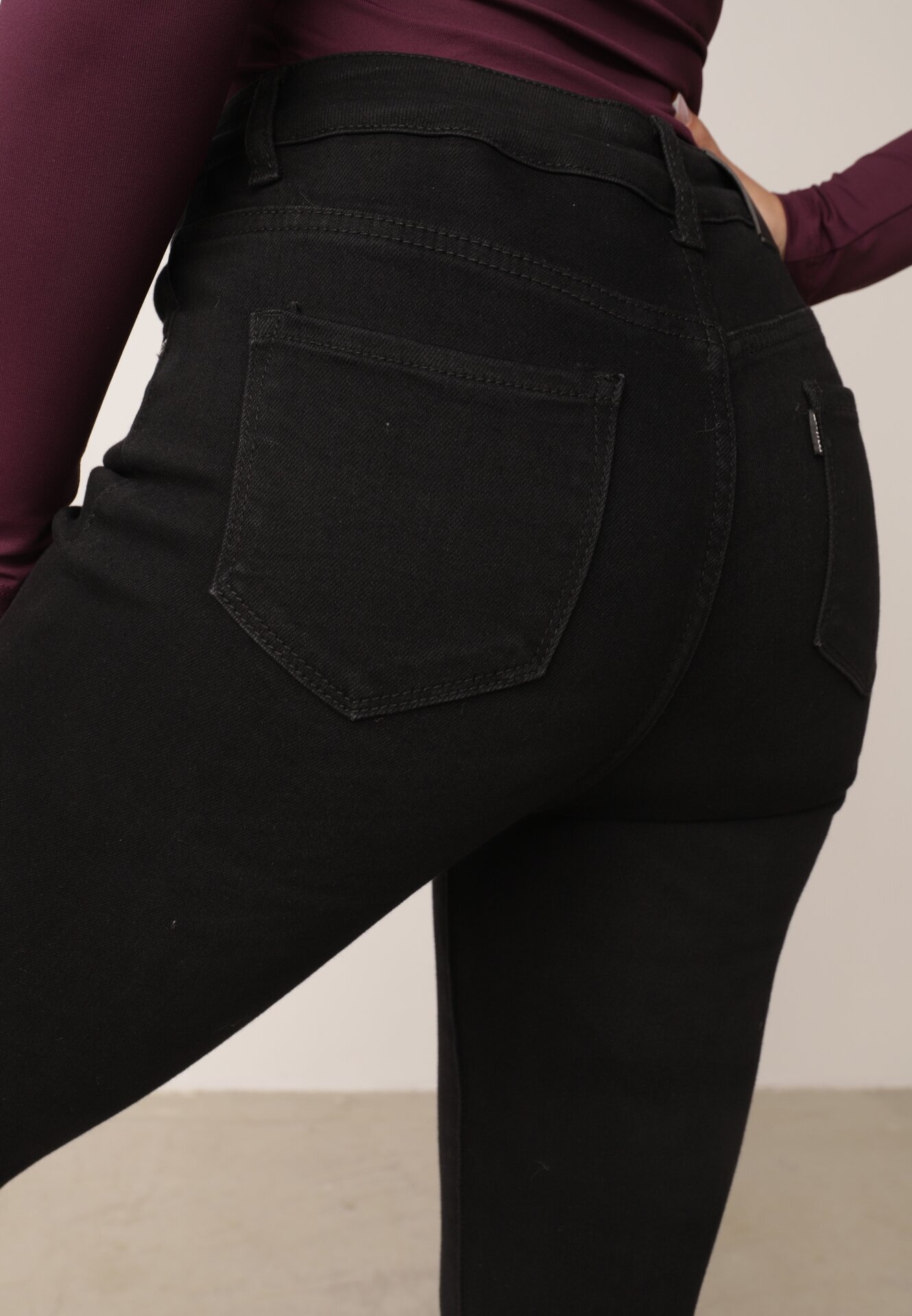 milas91 Blugi Negri