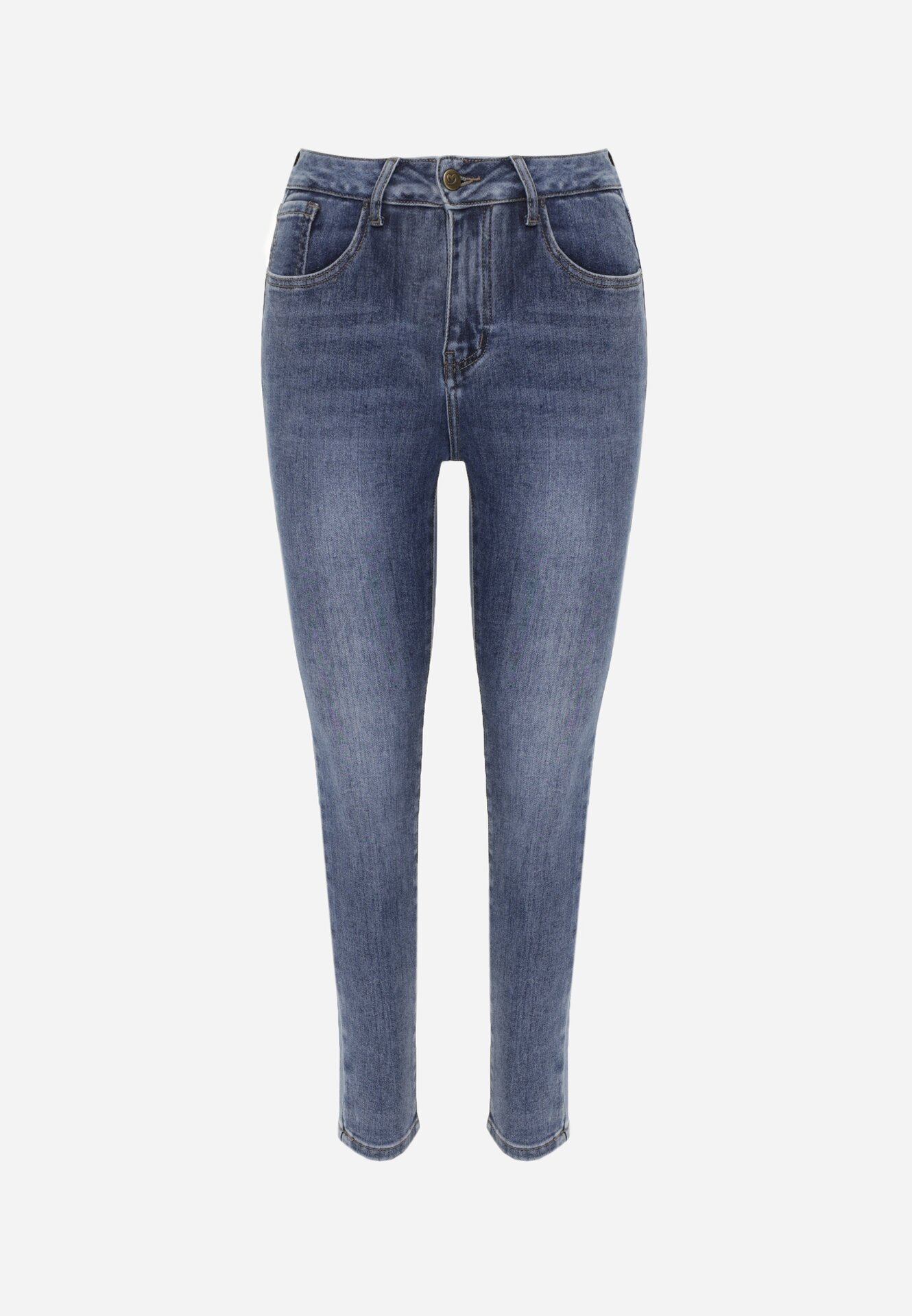 milas91 Blugi Skinny cu bumbac echipați cu elastic în talie Tamello Albaștri