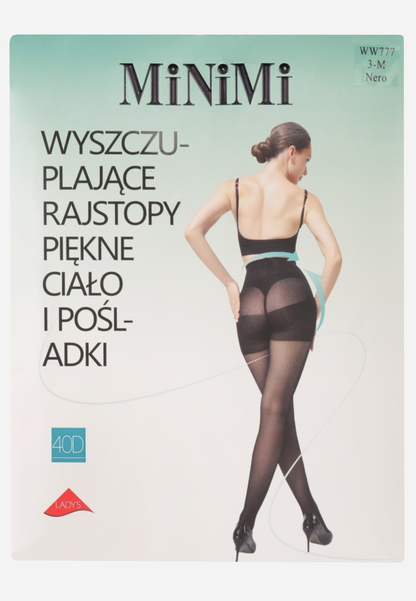 minimi Colanți modelatori 40 DEN cu adaos de bumbac Sylvita Negri