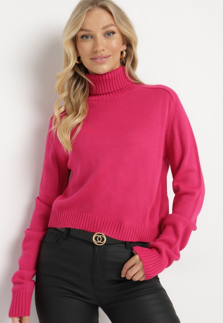 miss poem Maletă fucsia clasică cu inserții rebrate Bishaya