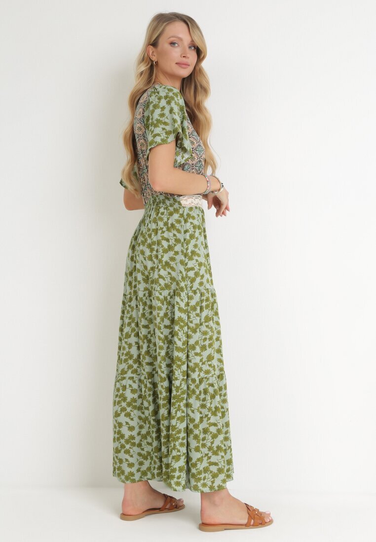 moni&co Rochie Verde închis Cloș Maxi Stemone