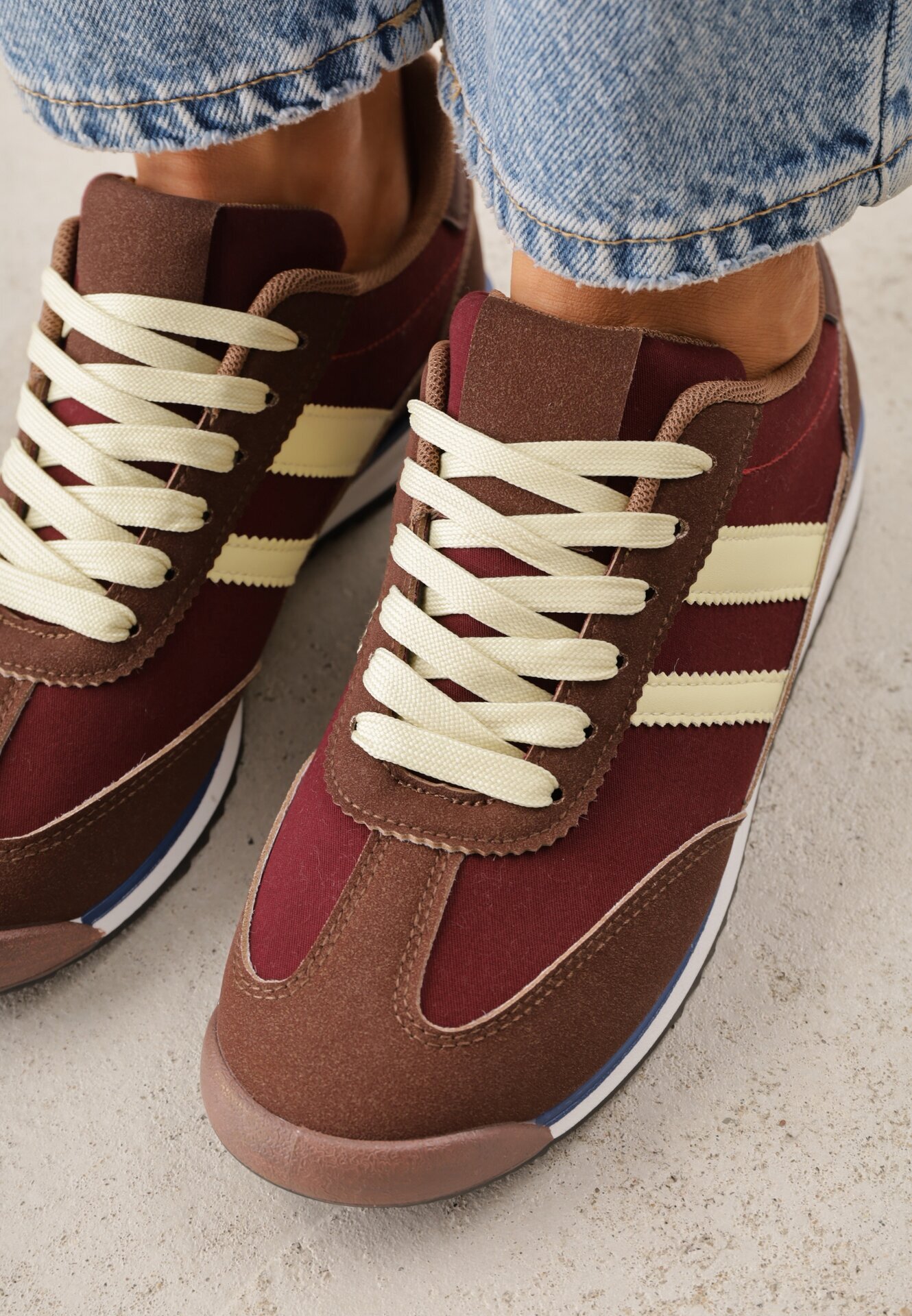 mulanka Adidași Maro cu Model Geometric Jannata