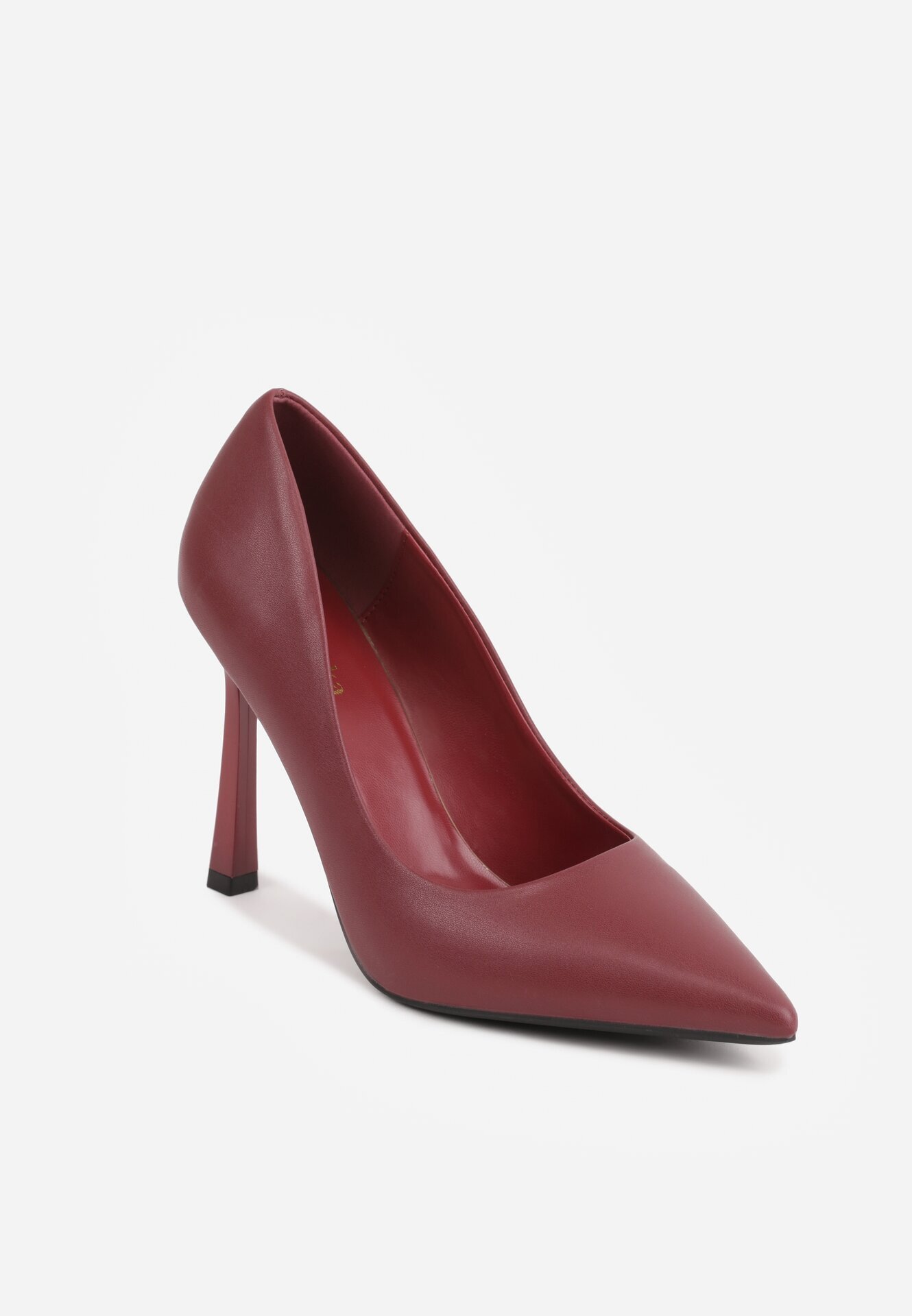 mulanka Pantofi cu toc stiletto clasici pe toc subțire Genesia Bordo