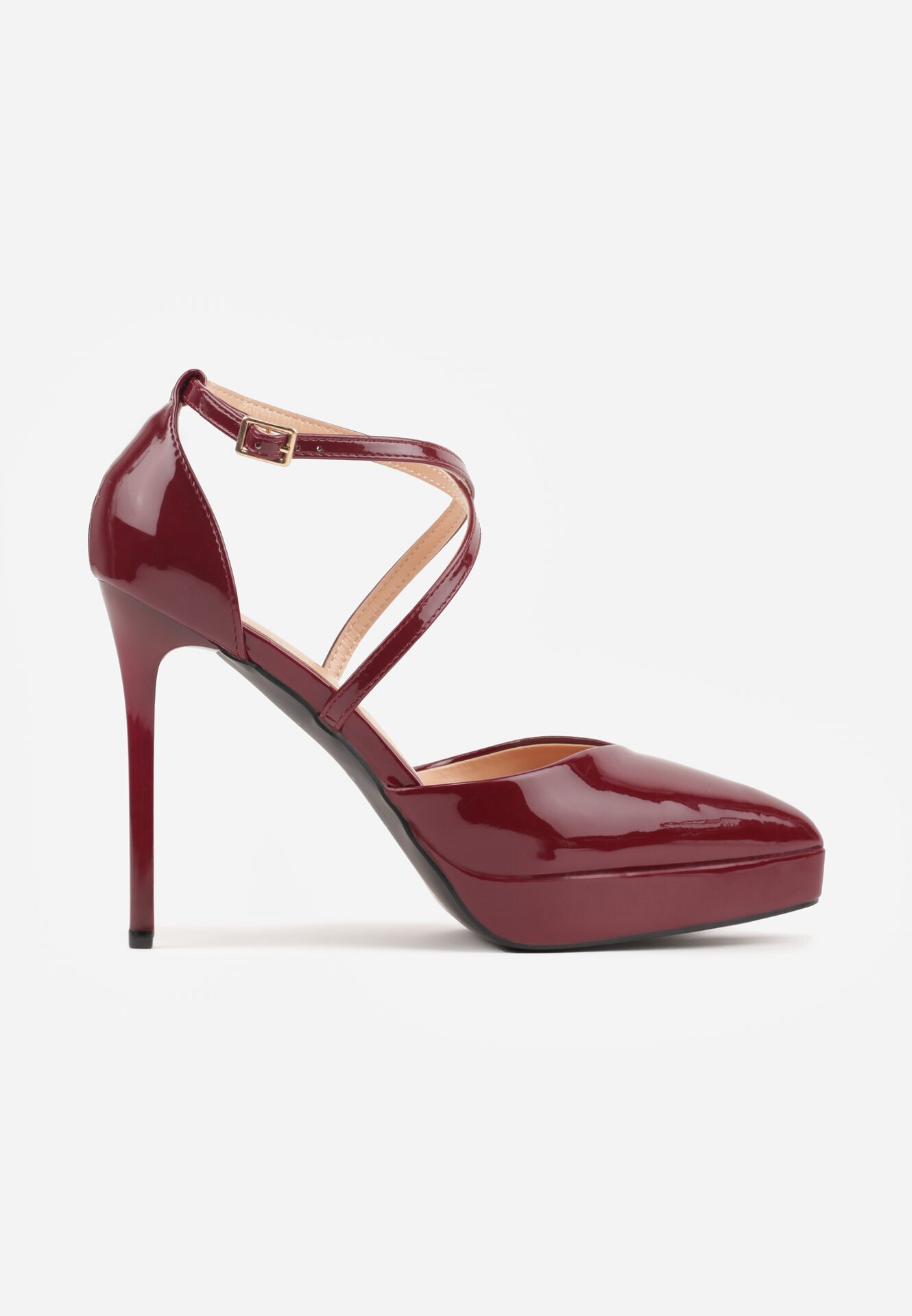 mulanka Pantofi stiletto Bordo