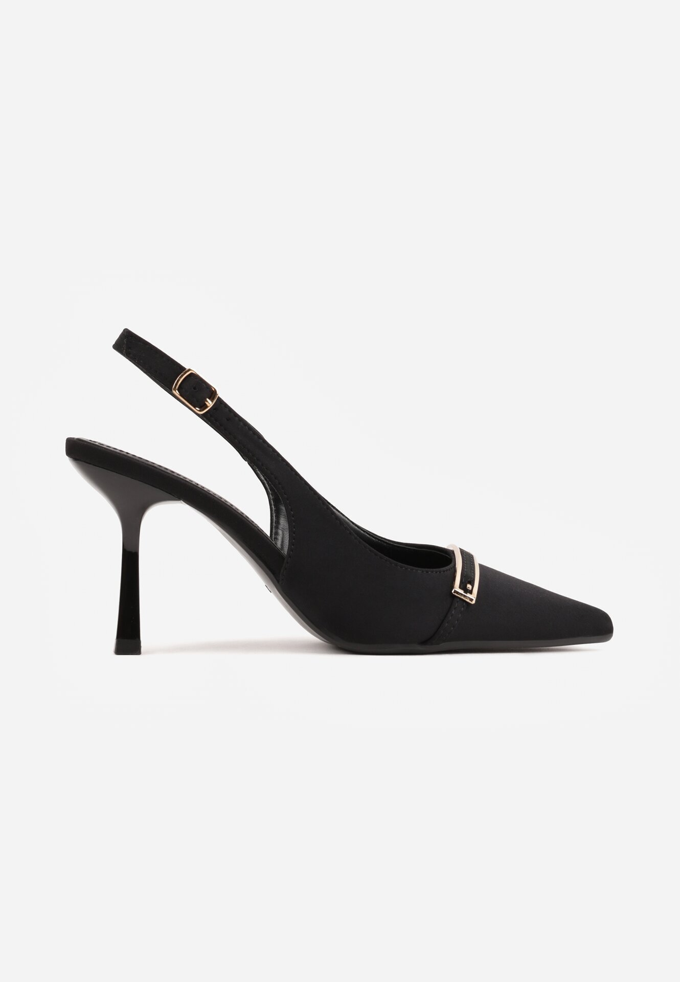 mulanka Pantofi stiletto eleganți cu curea la călcâi și cataramă alungită Teanis Negri