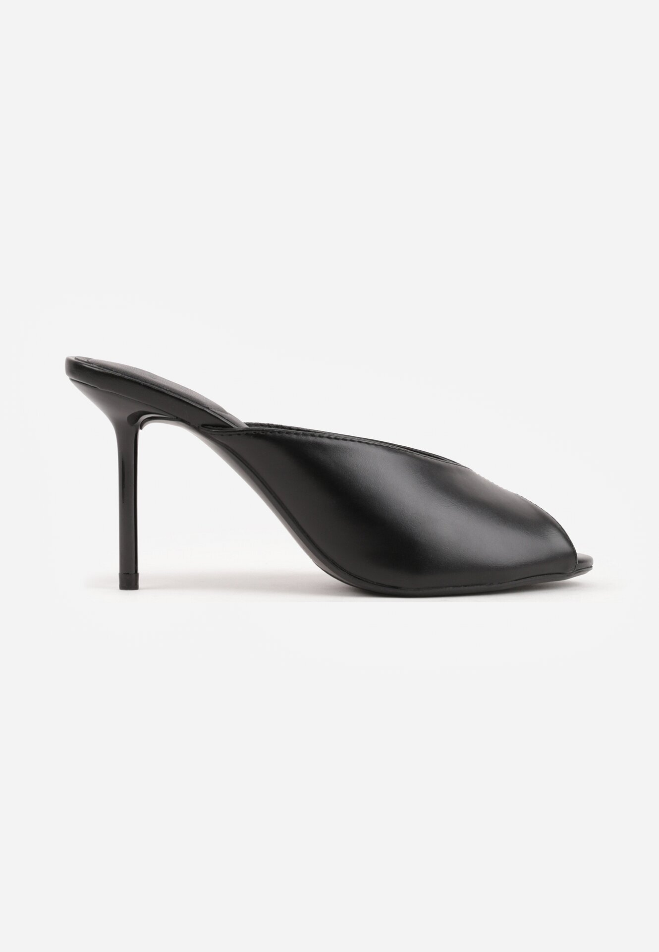 mulanka Papuci Negri pe toc stiletto Decorați cu decupaje Berineli