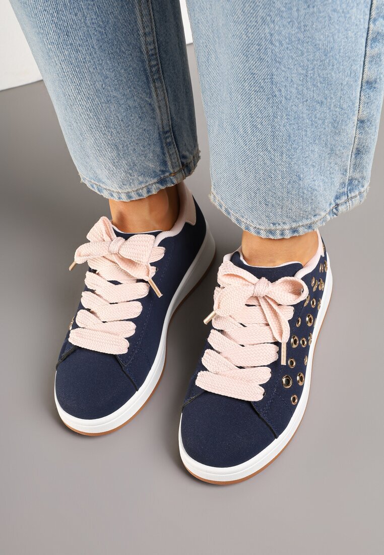 mulanka Sneakers Bleumarin Decorați cu nituri Felorenia