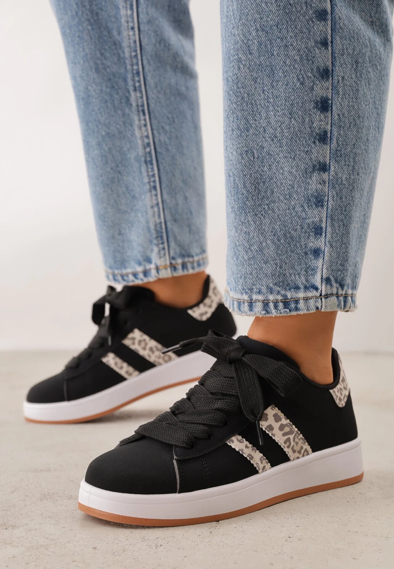mulanka Sneakers Imprimeu leopard