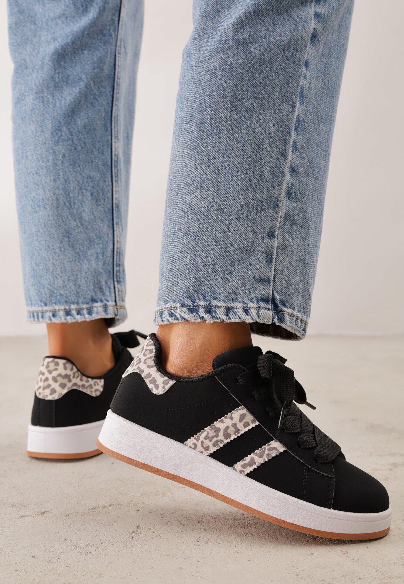 mulanka Sneakers Imprimeu leopard