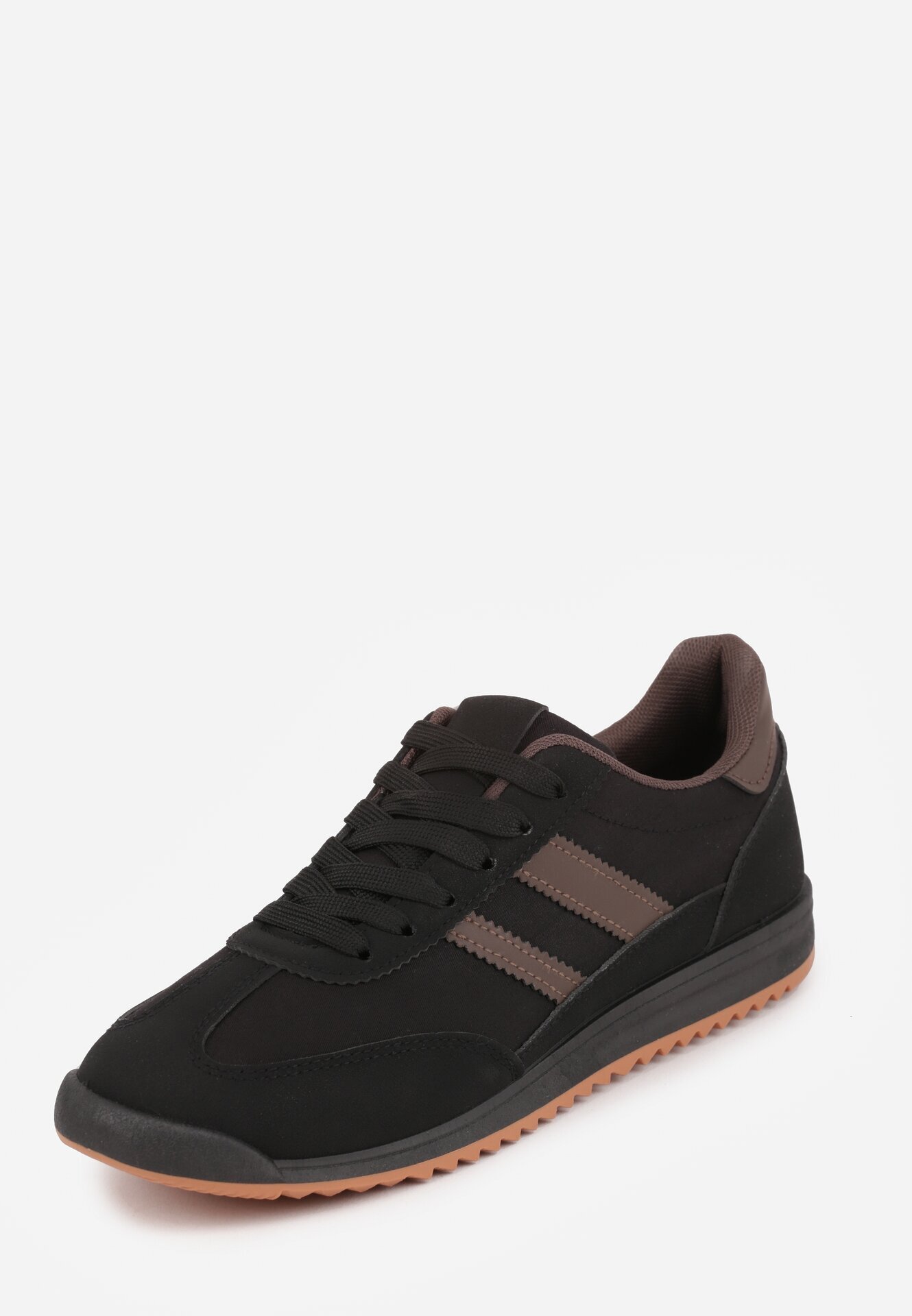 mulanka Sneakersi Negri și Maro cu Motiv Geometric Jannata