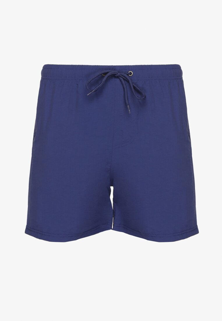 mulu Pantaloni scurți de baie Bleumarin Clasici cu Șnur și Buzunare Foleona