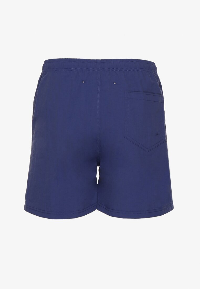 mulu Pantaloni scurți de baie Bleumarin Clasici cu Șnur și Buzunare Foleona