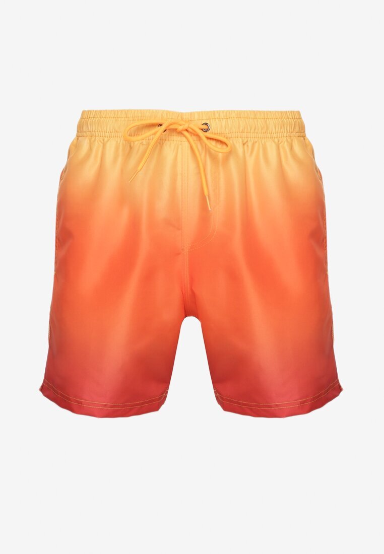 mulu Pantaloni scurți de baie Portocalii cu model degrade Izantia