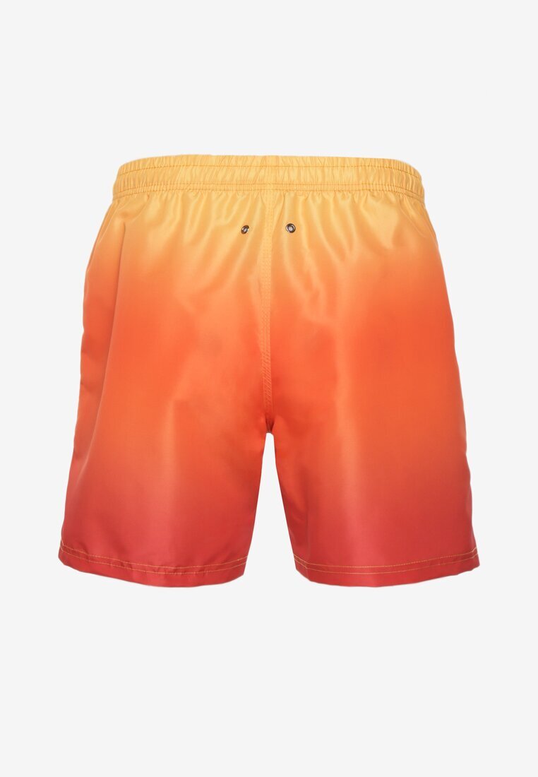 mulu Pantaloni scurți de baie Portocalii cu model degrade Izantia