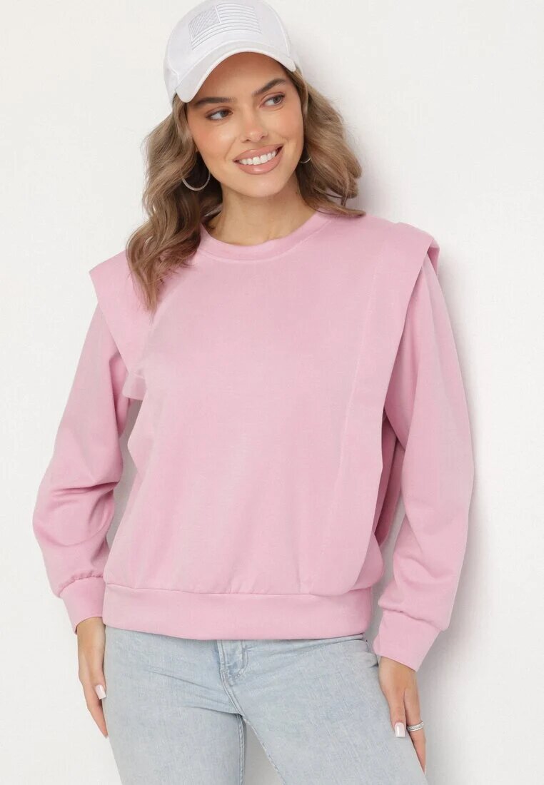 new collection Bluză Rozalie din Viscoză cu Linia Umerilor Evidențiată Alithra