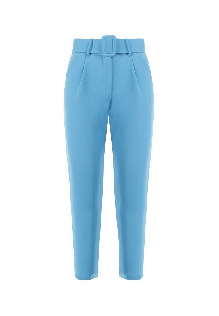 new collection Pantaloni Albastri cu Curea Ioleina