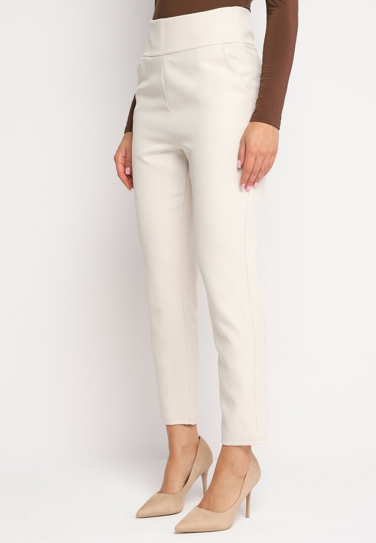 new collection Pantaloni Bej deschis Regular Boura