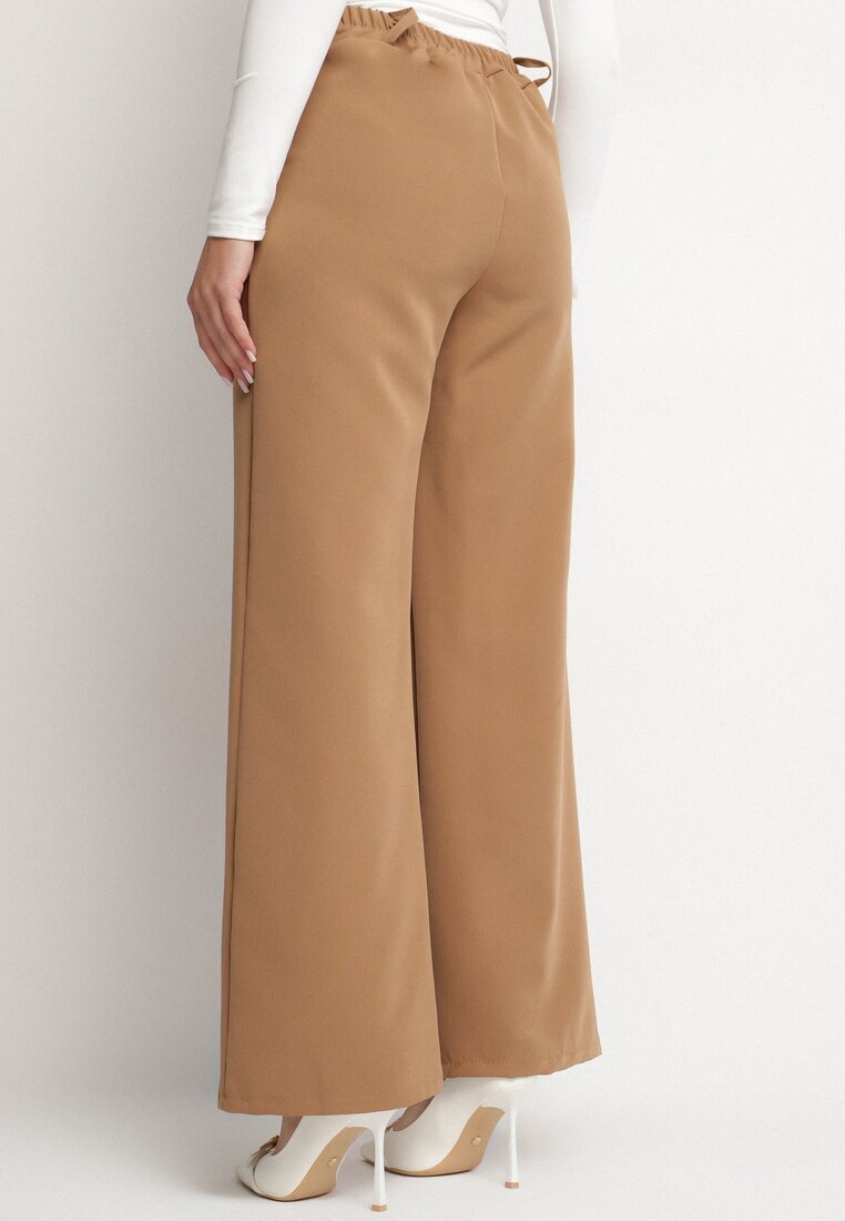 new collection Pantaloni Maro De costum cu talie înaltă Vivisora