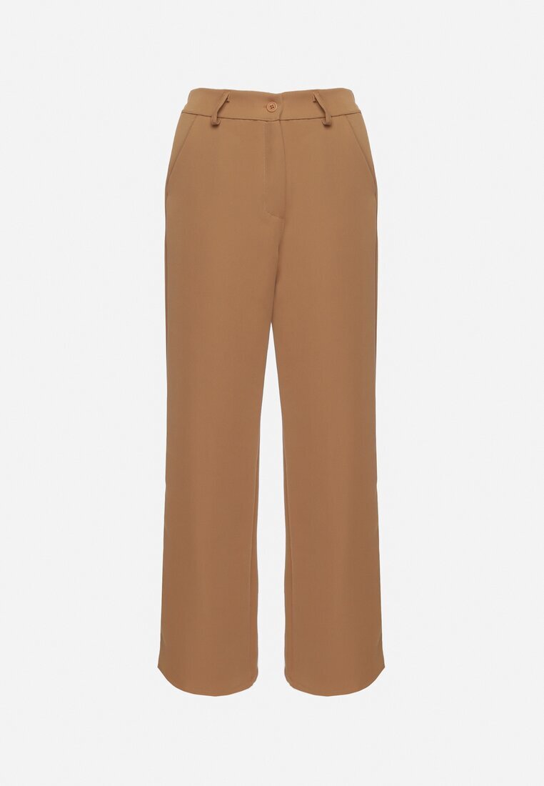 new collection Pantaloni Maro De costum cu talie înaltă Vivisora