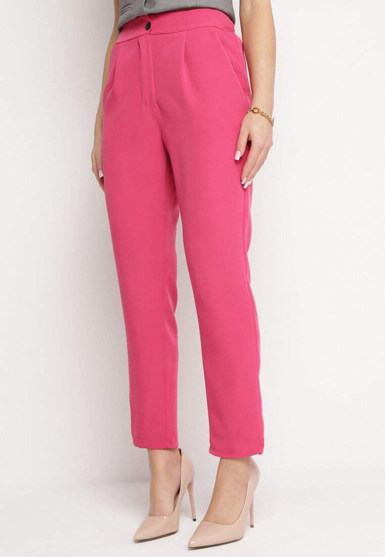 new collection Pantaloni Roz închis tip țigaretă Borlo