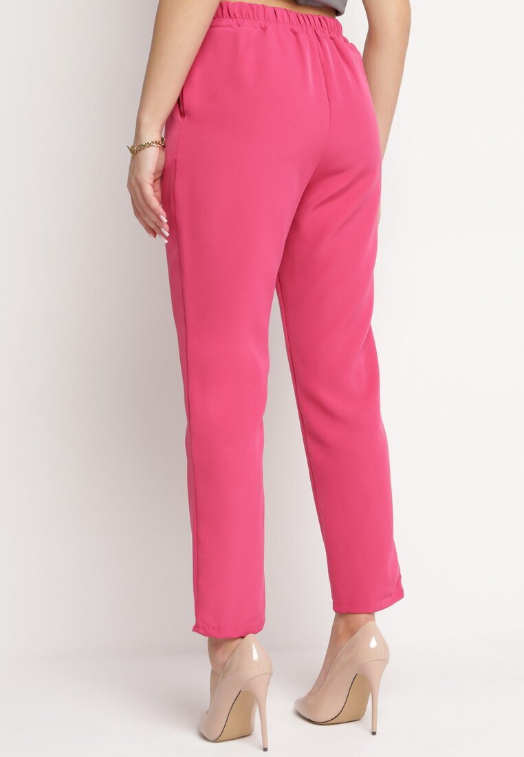 new collection Pantaloni Roz închis tip țigaretă Borlo
