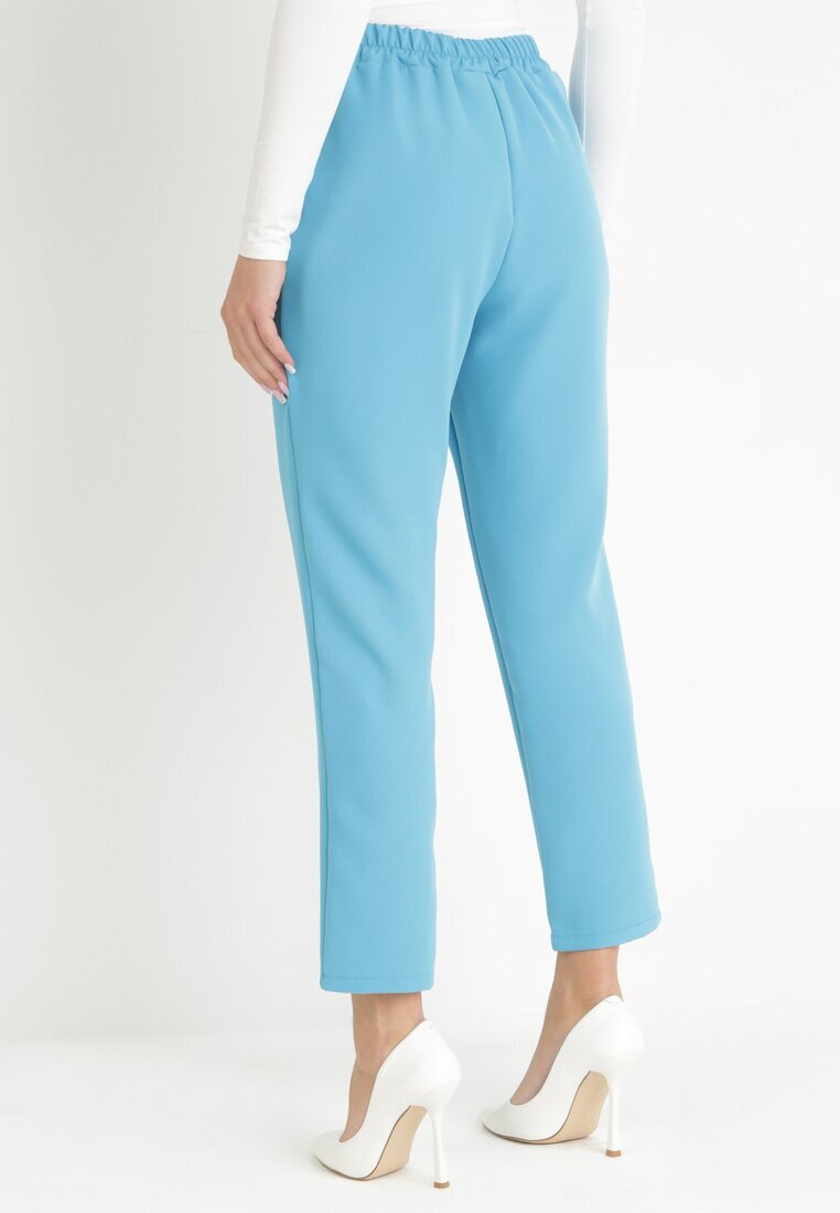 new collection Pantaloni țigaretă albaștri Borlo
