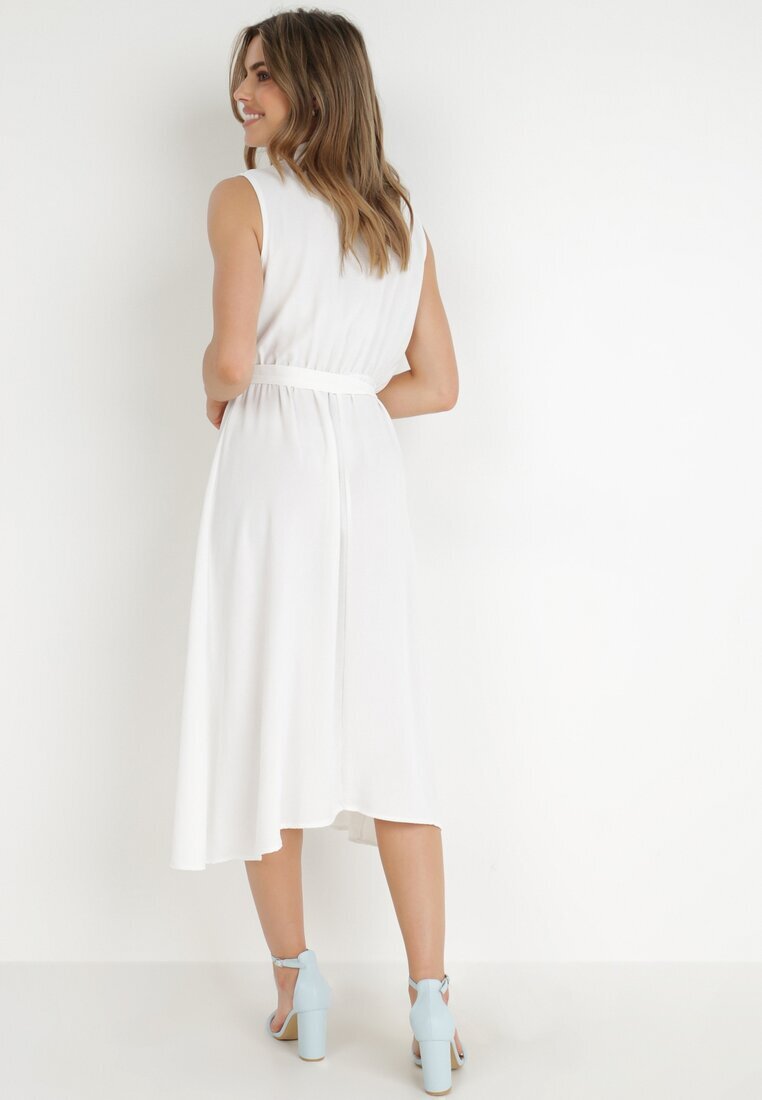 new collection Rochie Albă cu Curea Kydasia