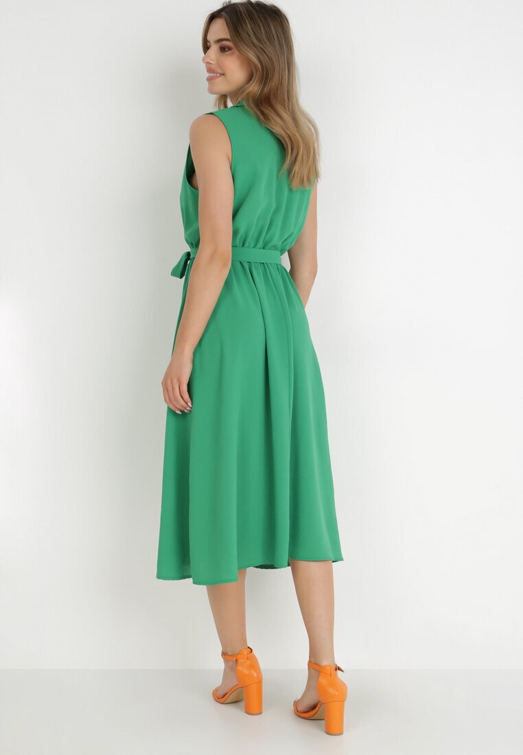 new collection Rochie Verde cu Cordon Kydasia