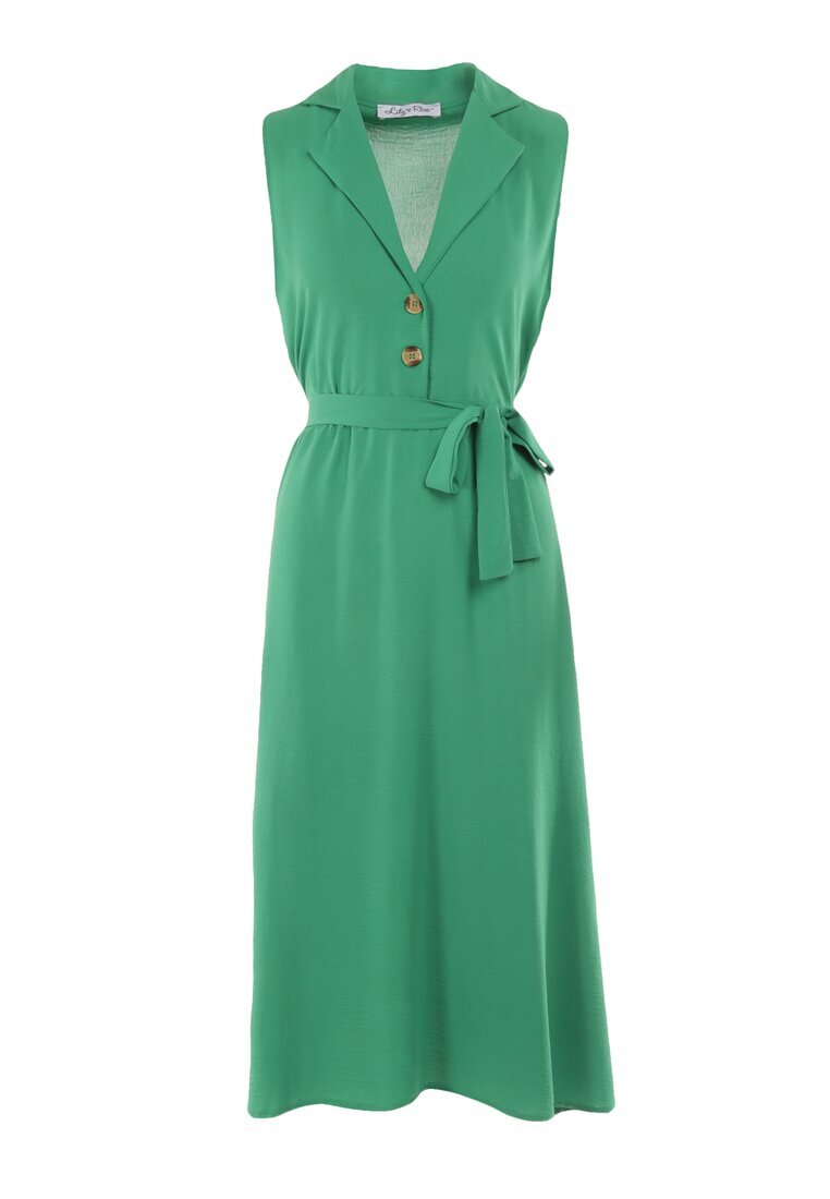 new collection Rochie Verde cu Cordon Kydasia
