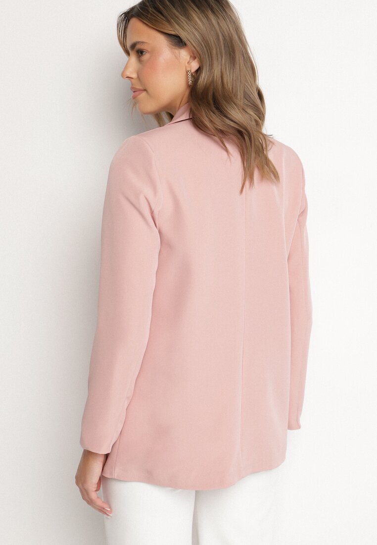 new collection Sacou Roz la un rând de nasturi cu model în dungi Viviella