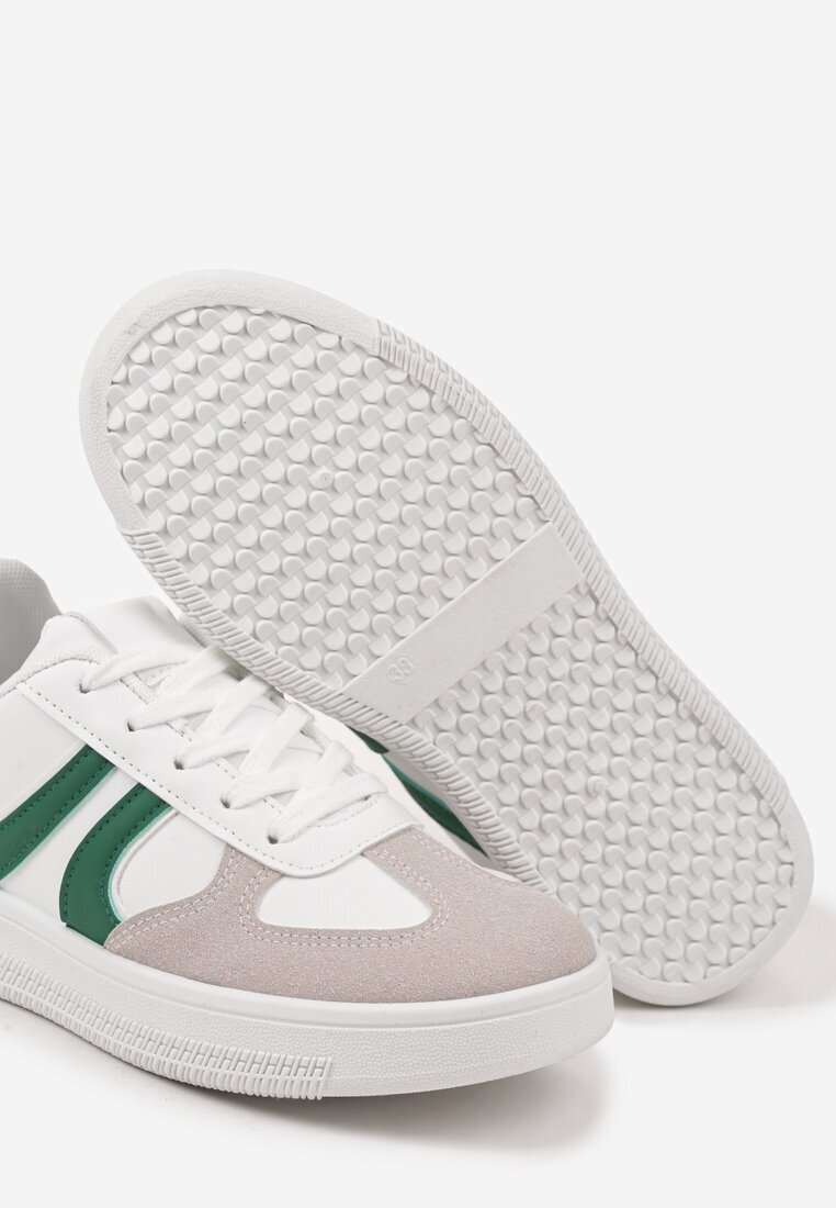 next step Adidași Alb-Verzi în Stil Tenisi Iconici Setionis