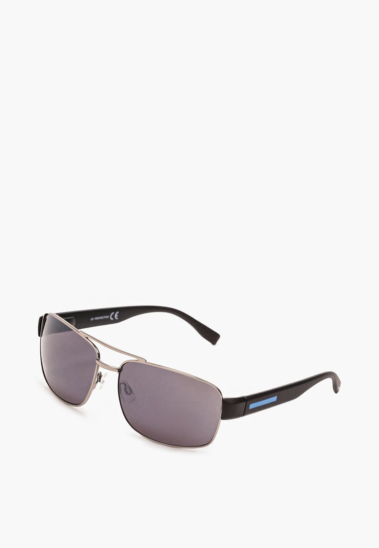  Ochelari de soare Negre tip Aviator cu Lentile Irizate Tinarenes