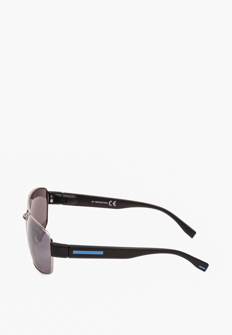  Ochelari de soare Negre tip Aviator cu Lentile Irizate Tinarenes