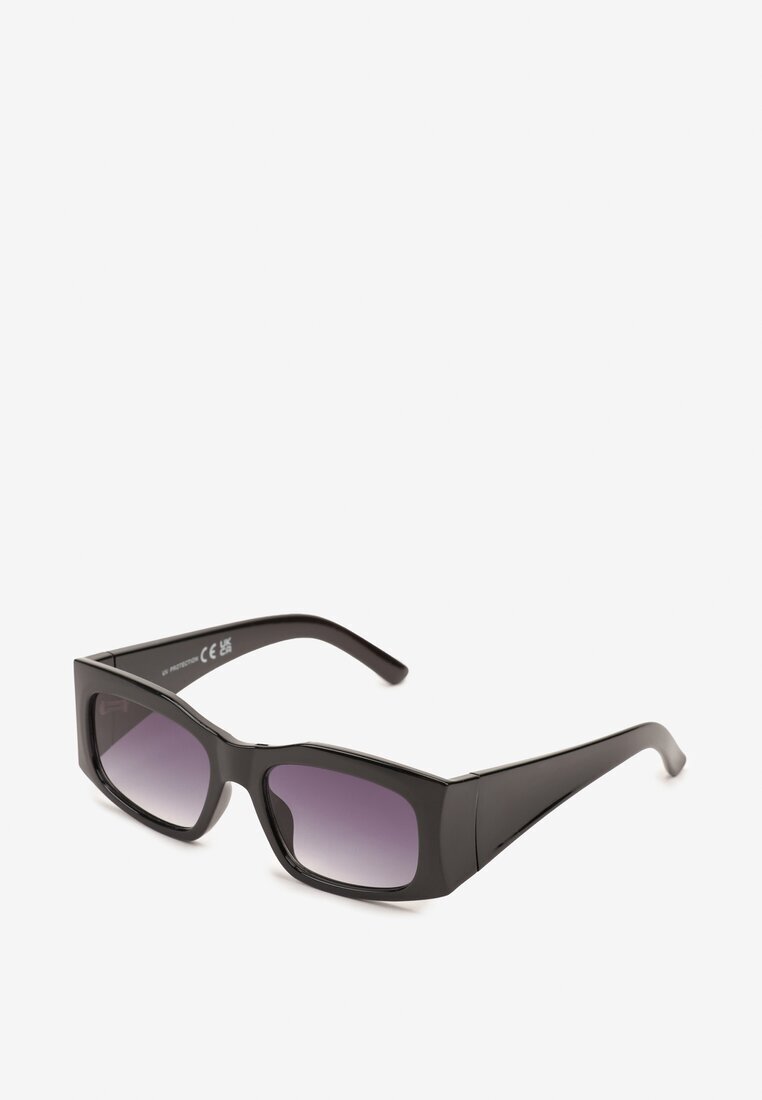  Ochelari de Soare Negri Dreptunghiulari cu Filtru UV Uloriva