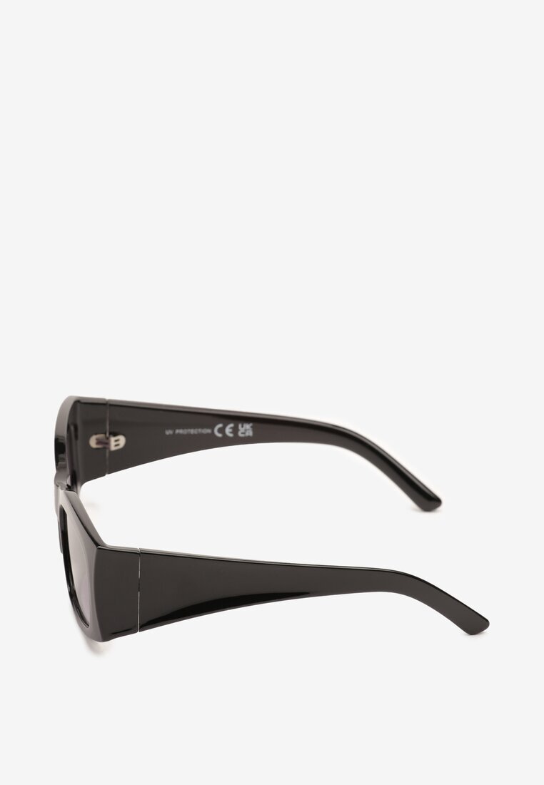  Ochelari de Soare Negri Dreptunghiulari cu Filtru UV Uloriva