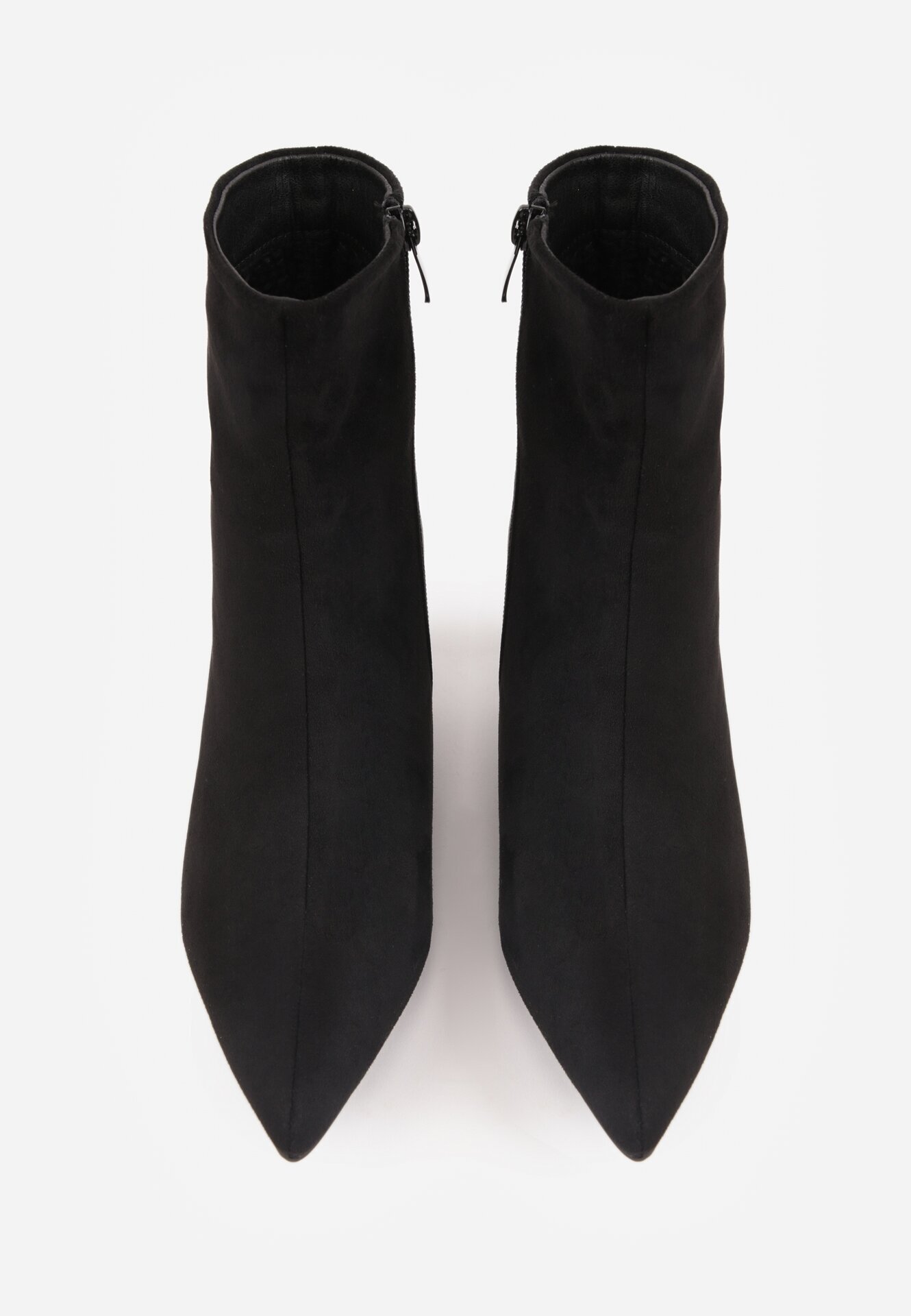 orena paris Botine pe toc stiletto tip kitten cu gambă mulată Jesperassa Negre
