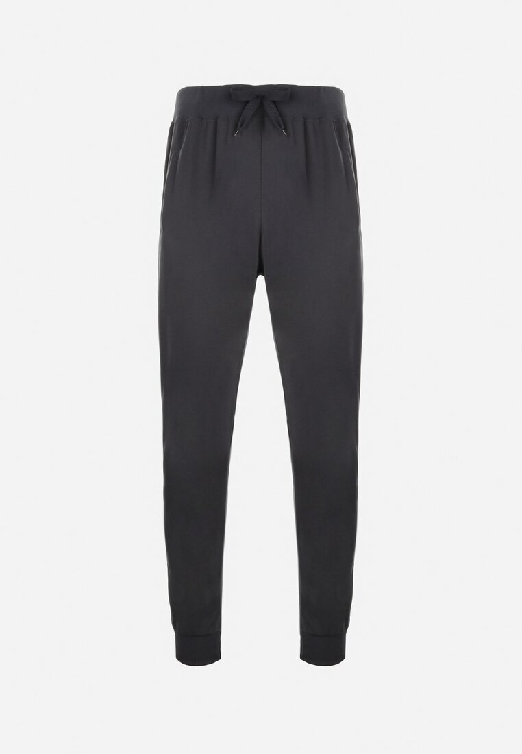  Pantaloni de trening granat joggeri Analía