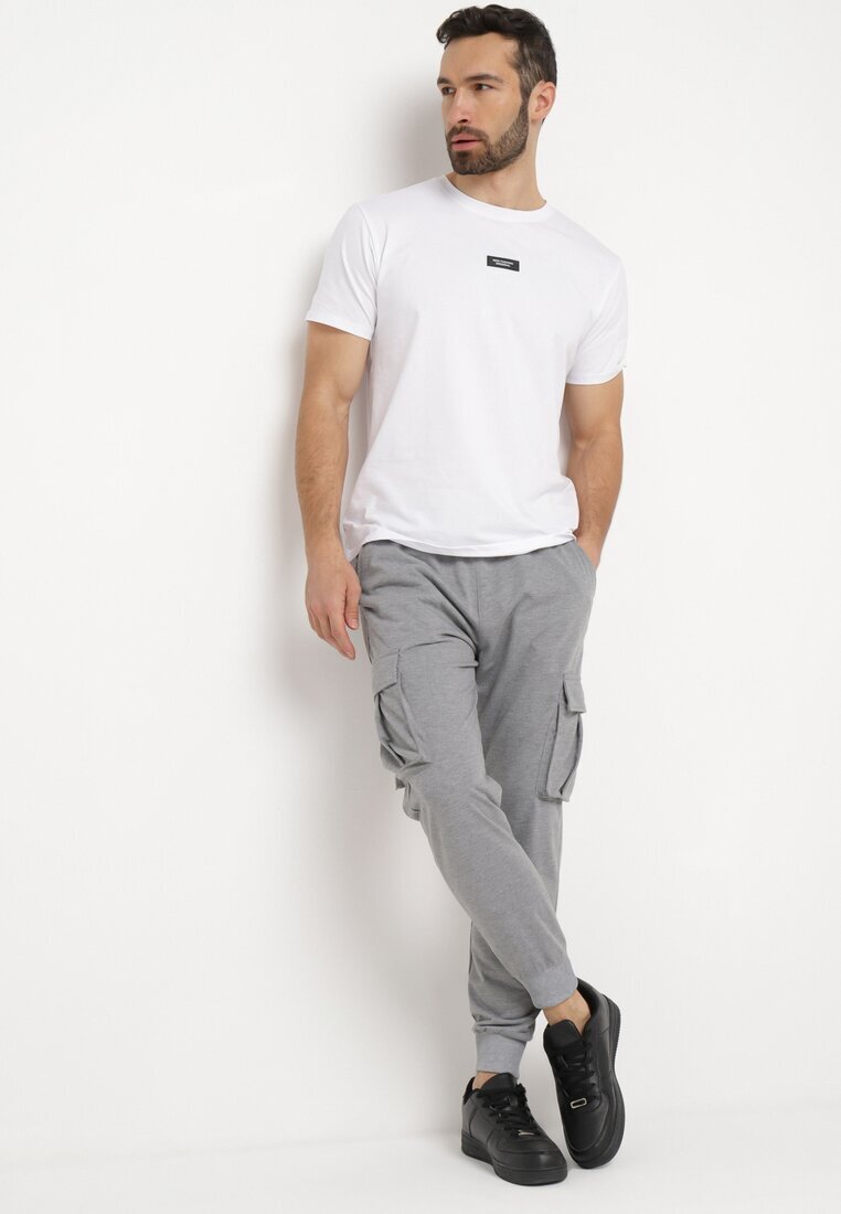  Pantaloni Gri Cargo de Trening Evaleia