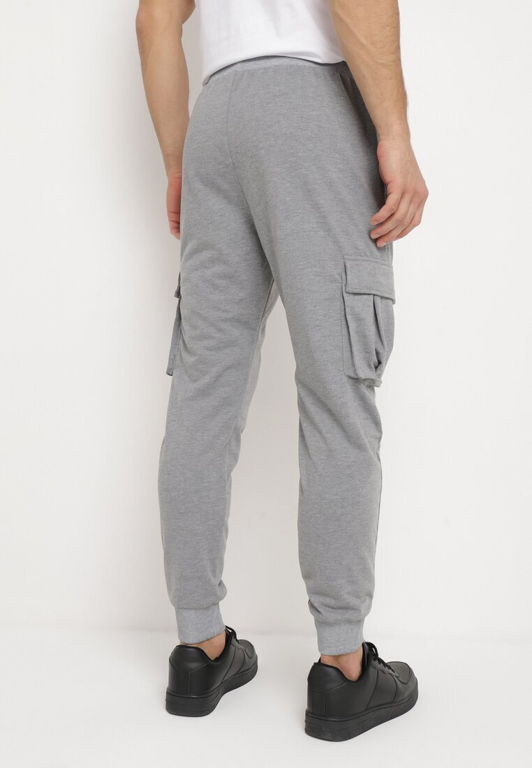  Pantaloni Gri Cargo de Trening Evaleia