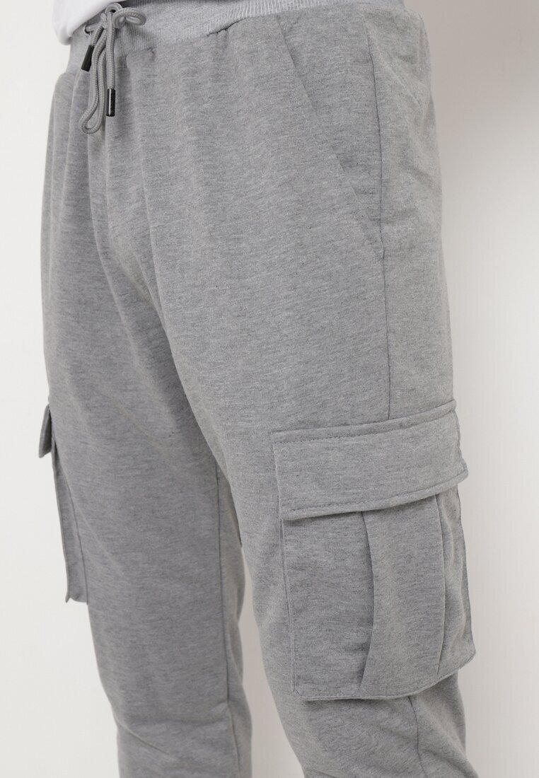  Pantaloni Gri Cargo de Trening Evaleia
