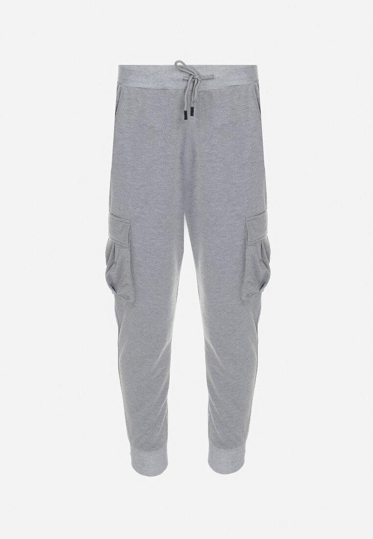  Pantaloni Gri Cargo de Trening Evaleia